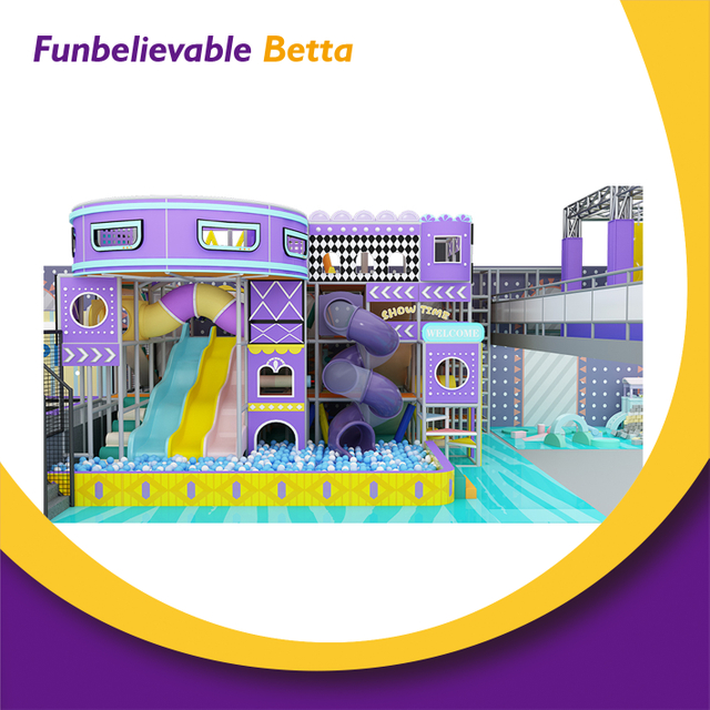 Bettaplay 310 SQM Parque de diversiones interior Pl&aacute;stico s&oacute;lido y resistente Los ni&ntilde;os juegan Diversi&oacute;n Seguro Novela confiable Interesante Bien equipado