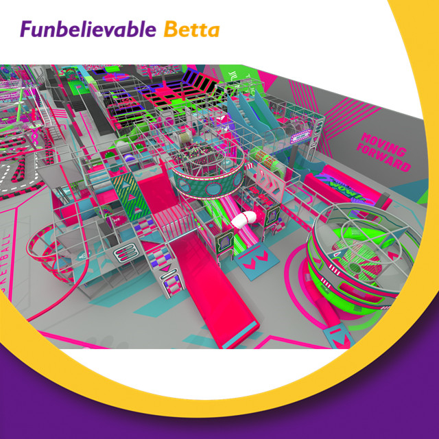 Bettaplay 5055 кв.м. Пена высокой плотности ПВХ Детская игровая площадка в помещении Оборудование Мягкие детские ролевые игры в городе Яркие варианты цвета