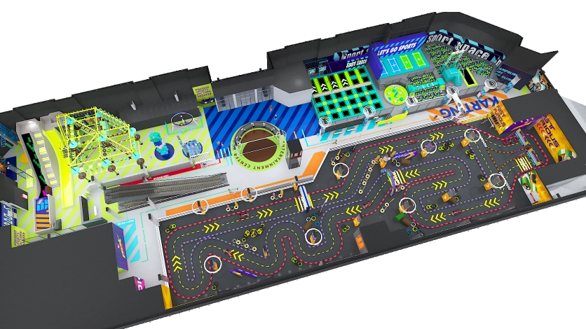 Кейс Pokiddo Design: Мега-парк приключений и спорта площадью 3500 кв.м.
