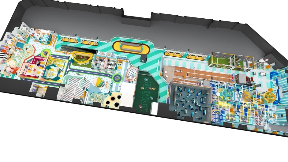 Estudio de caso de dise&ntilde;o de Pokiddo: familia tem&aacute;tica de 3500 m2 y pa&iacute;s de las maravillas interactivo en los Emiratos &Aacute;rabes Unidos