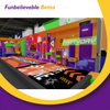 Bettaplay 6000 Sqm حل جاهز صديق للبيئة معدات ملعب داخلية فاخرة مع موضوع الغابة وحديقة الترامبولين
