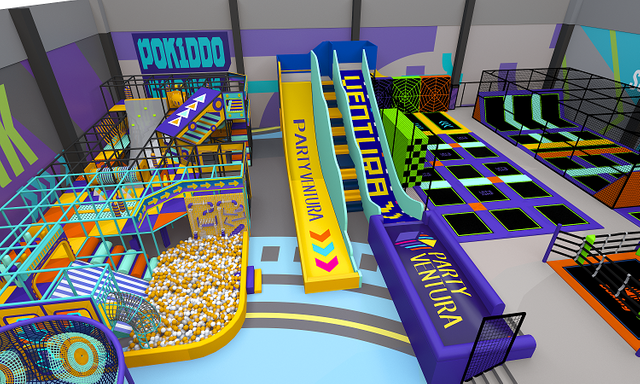 BetTaplay 2000SQM Comercial Soft Play Indoor Adventure Playground for Kids Space Themes Mazes con toboganes