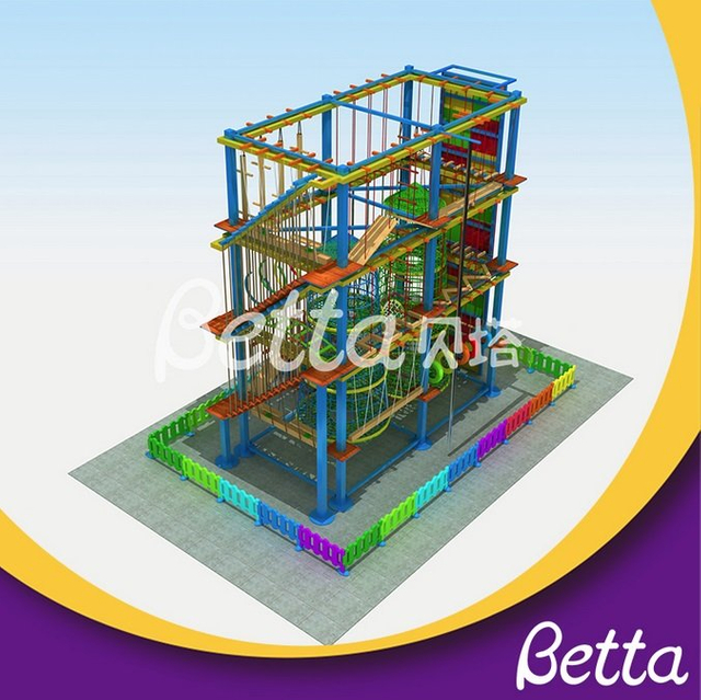 Bettaplay مسار حبل منزلق حلزوني مخصص للملاهي