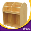 Kindergarten school furniture wood kids ladder bookshelf 