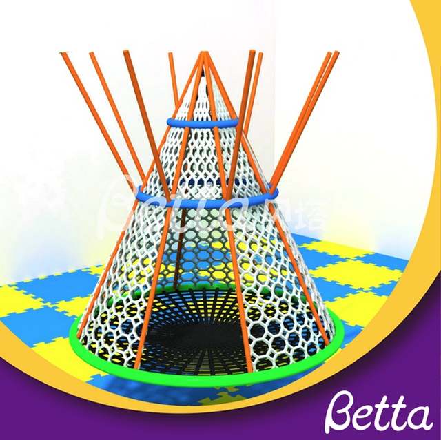 Bettaplay Креативная веревочная сетка для лазания в виде радуги