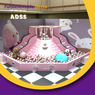 Bettaplay Soft play area indoor soft playground equipment volcano slide set for kids