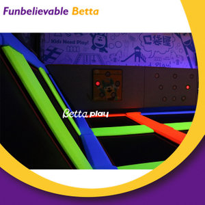 Bettaplay Glow Commercial Jump Trampoline Manufacturer Business Plan Air Kids Indoor Trampoline Park For Sale 