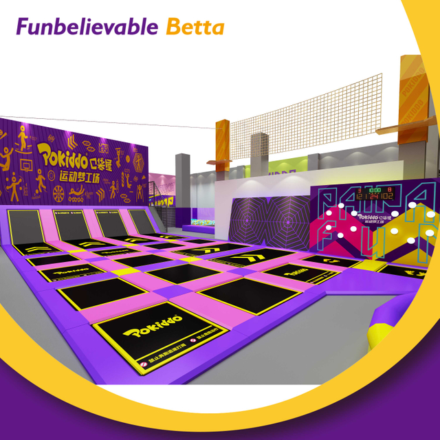 معدات حدائق الترامبولين للقفز في الأماكن المغلقة من Bettaplay Trampoline