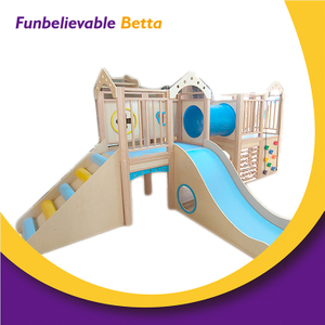 Bettaplay Kids Indoor Softplay Park Kids Playground Slide Wood Playground with Slide Preschool Indoor Playground Indoor Play