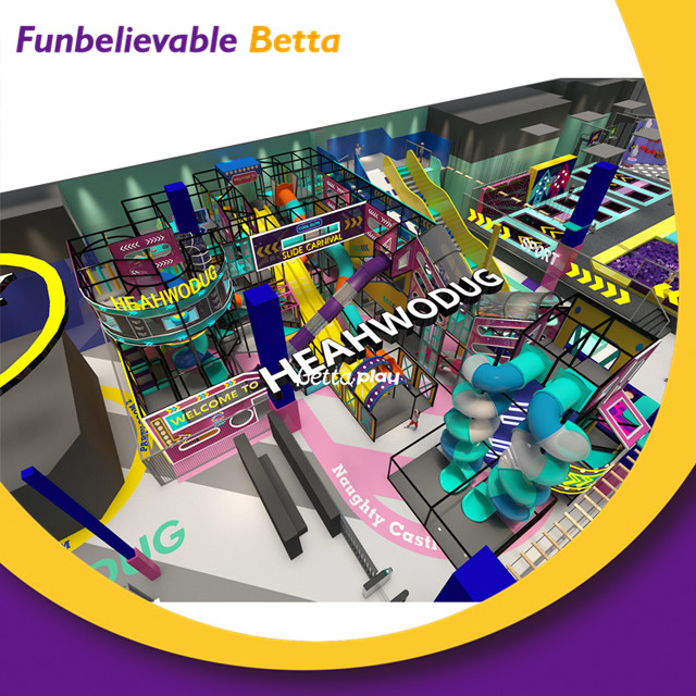 مركز تسوق شعبي عالي الجودة للأطفال يلعبون ألعاب ملعب داخلي للأطفال مع حمام سباحة كروي