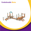 Bettaplay Ni&ntilde;os al aire libre interiores que suben el equipo de madera de la integraci&oacute;n sensorial 