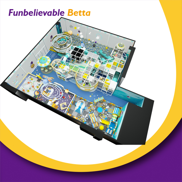 الشركات المصنعة لمنطقة اللعب الداخلية Bettaplay 500㎡، ملعب داخلي لمعدات منطقة اللعب 