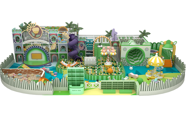 Bettaplay 300sqm Modern Indoor Playground 300sqm stoddler soft ball with slides kids Zone