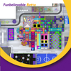 Bettaplay 3000 m&sup2; Patio interior Equipo atl&eacute;tico interactivo con doble tobog&aacute;n