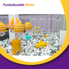 Bettaplay 570m&sup2; Piscina de bolas con tobog&aacute;n grande Estilo de animales de dibujos animados Parque de atracciones interior Equipo interior