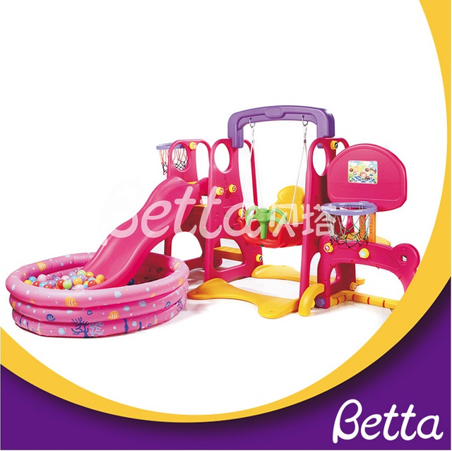 Bettaplay Toddler Play Equipment شريحة بلاستيكية وملعب أرجوحة