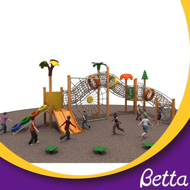 Equipo de parque de atracciones Red de estructura de escalada para ni&ntilde;os