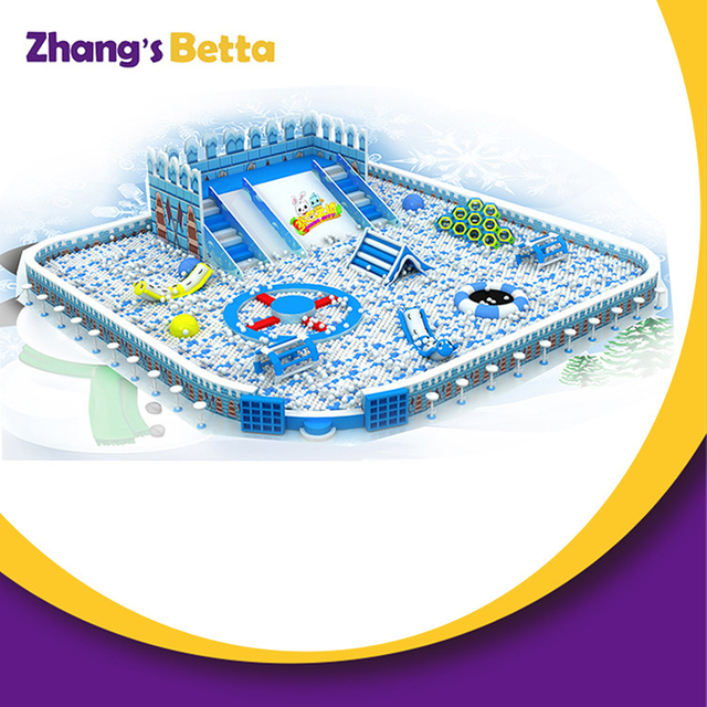 Высокое качество детская крытая игровая площадка надувной бассейн с шариками