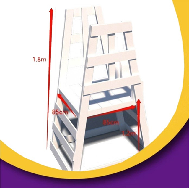 شريحة حمام السباحة الكبيرة الناعمة للأطفال من بيتابلاي في الهواء الطلق 