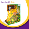 Bettaplay 399sqm ملاهي للأطفال Naughty Castle معدات ملعب داخلية لمنطقة اللعب الناعمة