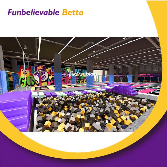 Equipo de parque de trampolines de interior Bettaplay para uso comercial