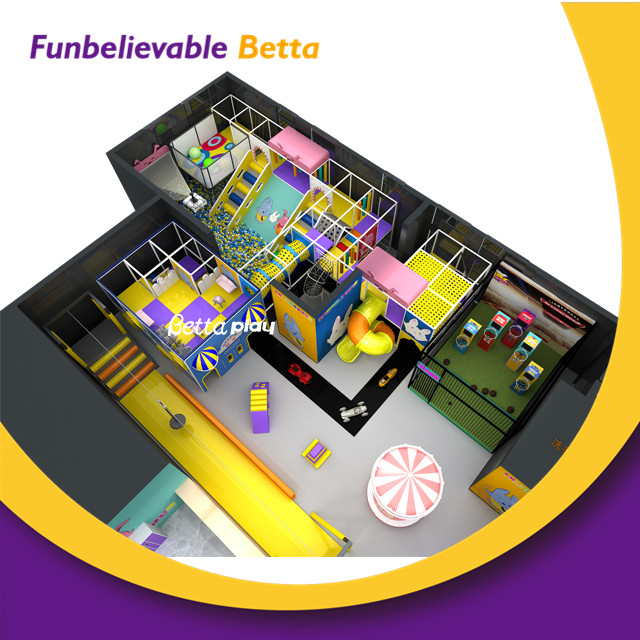 Bettaplay Космическая Тема Самолет Детская Мягкая Игровая Крытая Игровая Площадка Детская Крытая Игровая Площадка