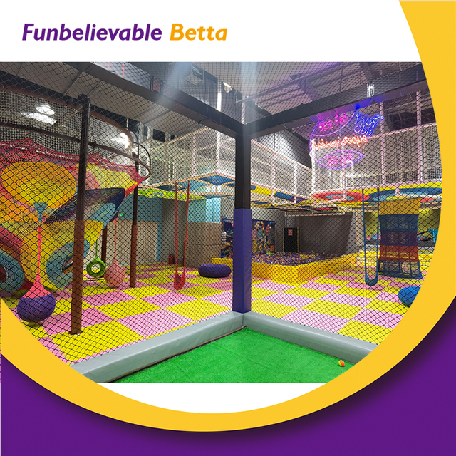 Bettaplay Indoor Playground Kids Ropes Crocheted Rainbow Climbing Net Net Climbing Net Net