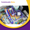 Bettaplay Dispositivos electr&oacute;nicos avanzados de 2600 m&sup2; Un parque de trampol&iacute;n interior con tobog&aacute;n regular y piscina de bolas grande para uso comercial
