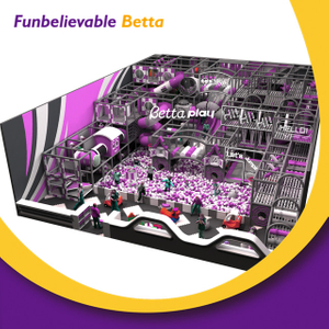 Bettaplay Замечательная мини-крытая игровая площадка для детей, большой план, парк развлечений, игры