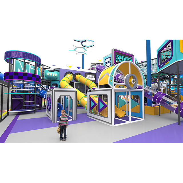 BetTaplay 4900SQM Equipo comercial de laberinto de interior grande gran parque infantil con toboganes para niños