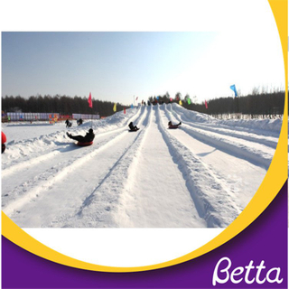Reinforced HDPE rubber bottom inflatable snow tube 