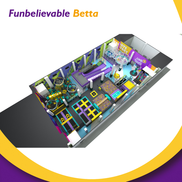 Equipo de parques de trampolines de salto de trampol&iacute;n para ni&ntilde;os Bettaplay