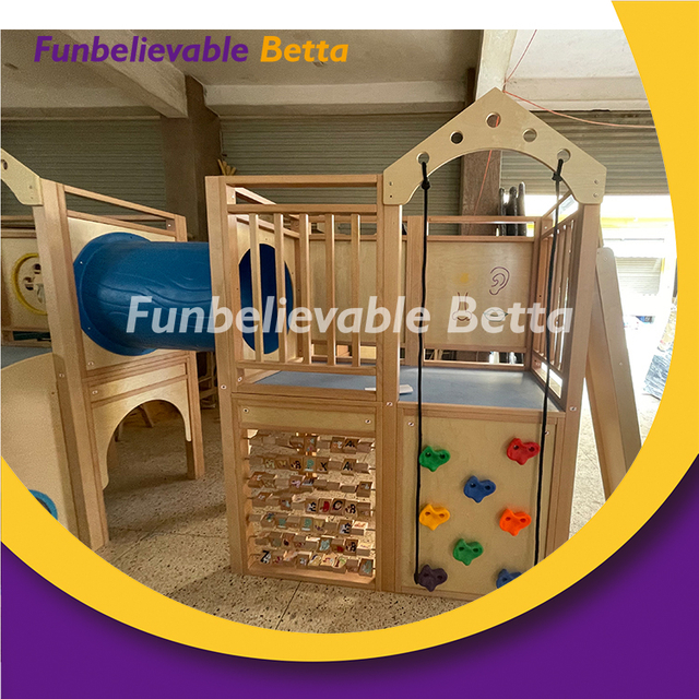 Bettaplay-parque infantil con tobog&aacute;n, parque infantil de madera con tobog&aacute;n, patio de juegos interior preescolar, parque de juegos interior para ni&ntilde;os, juego interior