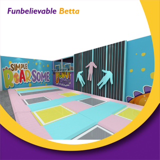 Bettaplay indoor playground kids play center trampoline park adventure park supplier