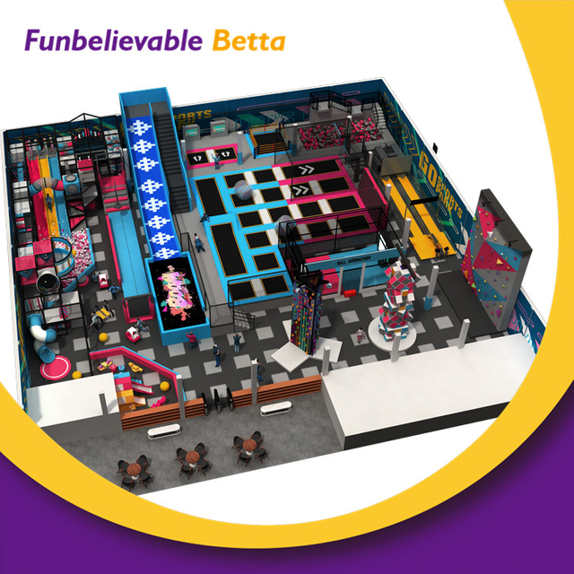 Bettaplay 985 кв.м. Крытая игровая площадка, оборудование для парков развлечений, стильный мяч для скалолазания, бассейн, мягкая пена для детского игрового центра