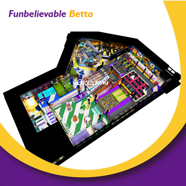Equipo de parque de trampolines de interior Bettaplay para uso comercial