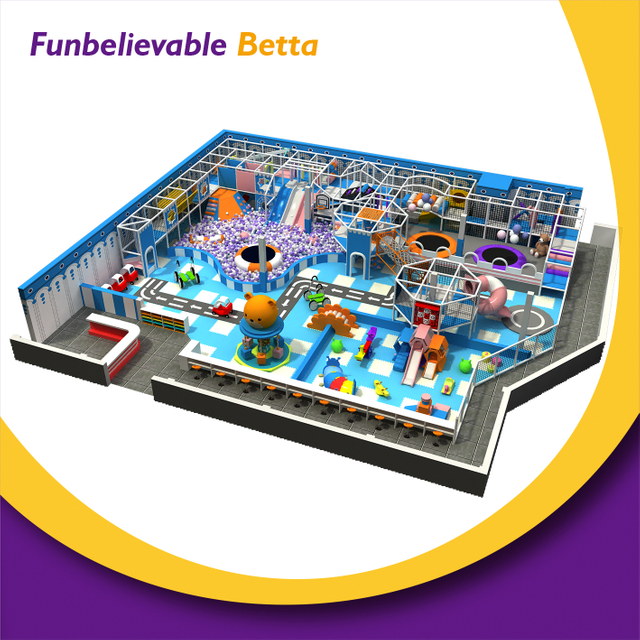 Bettaplay 500㎡ معدات منطقة اللعب ملعب داخلي للعب الأطفال