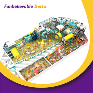 Bettaplay 650SQM Equipo de juegos de interior suave para ni&ntilde;os Gran pozo de bolas en el oc&eacute;ano con juguetes para juegos de roles