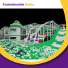 &Aacute;rea de juego de trampol&iacute;n con tobog&aacute;n Popular moderno Bettaplay, patio interior suave para ni&ntilde;os a la venta