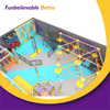 Certificaci&oacute;n Bettaplay TUV 1400 m2 con tema de caramelo, parque infantil interior suave, tres toboganes grandes con piscina de bolas