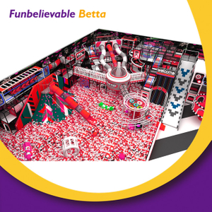 معدات ملعب ألعاب داخلية للأطفال تجارية مضحكة بمساحة 4600 متر مربع من Bettaplay منطقة أطفال داخلية