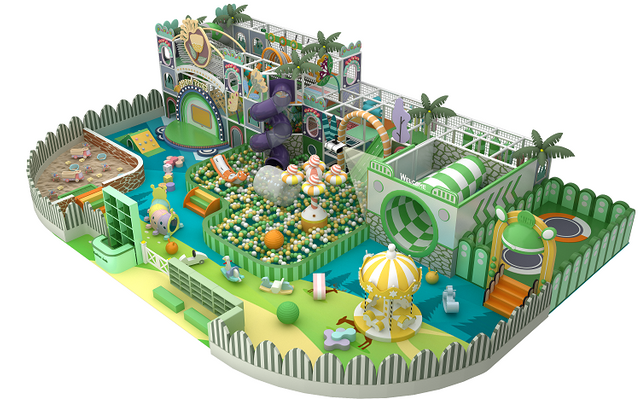 Bettaplay 300sqm Modern Indoor Playground 300sqm stoddler soft ball with slides kids Zone