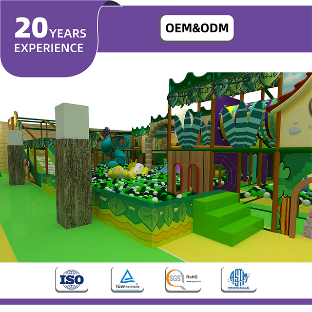 Bettaplay 700SQM Parque infantil comercial interior de alta capacidad Tema forestal Castillo travieso para uso comercial para parques de atracciones para ni&ntilde;os