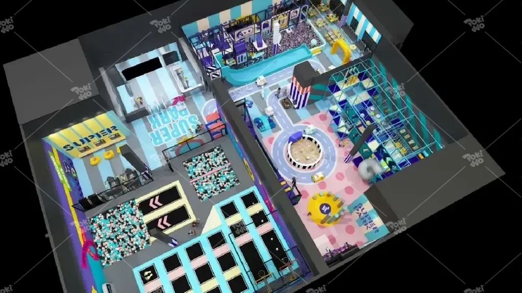 Rui'an Pokiddo Vitality Space 900㎡: c&oacute;mo una 'zona fr&iacute;a' en un centro comercial se transform&oacute; en un popular destino familiar
