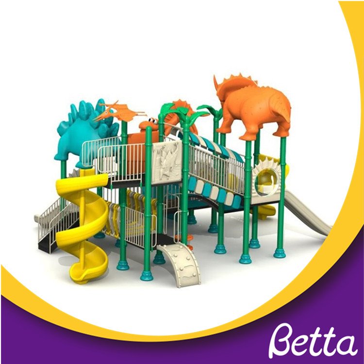 New design Dinosaur Series commercial Cheap Children Plastic outdoor playground equipment for kids 