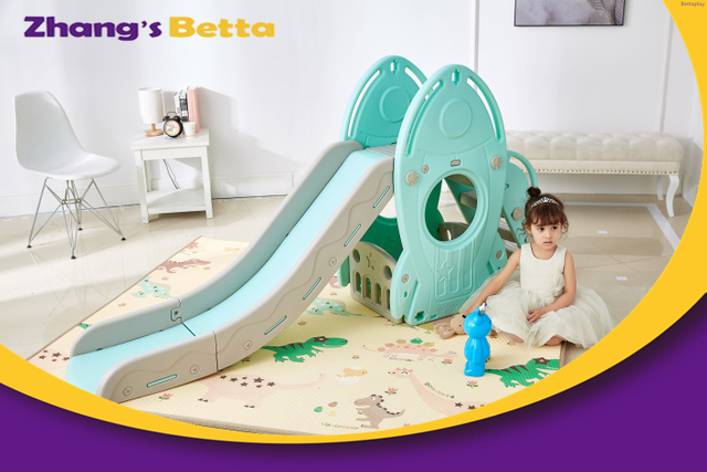 Modest Pastel Home Stay Nuevo dise&ntilde;o Mejor calidad y tobog&aacute;n de pl&aacute;stico para ni&ntilde;os con aro Equipo de juegos al aire libre Uso propio