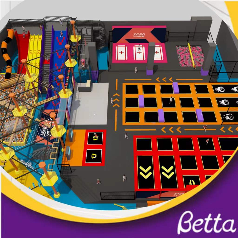 4000sqm2 Pokiddo Vigour Party Sports Trampoline Park in Yueyang
