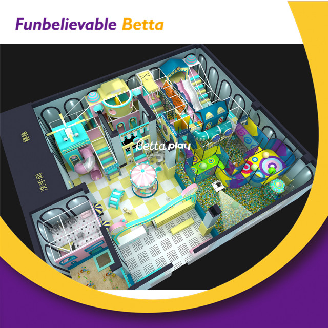 Parque de trampolines interior personalizado de alta calidad Bettaplay con grandes parques de trampolines de bloques de espuma