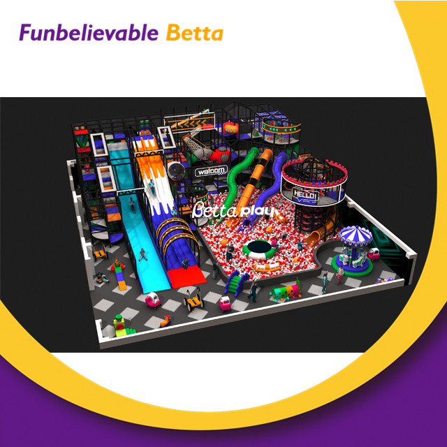 Bettaplay Zona de juegos para ni&ntilde;os Equipo de juego suave &Aacute;rea de juegos interior para ni&ntilde;os peque&ntilde;os