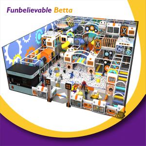 Bettaplay 300㎡ مركز تسوق مخصص معدات منطقة اللعب ملعب داخلي للعب الأطفال